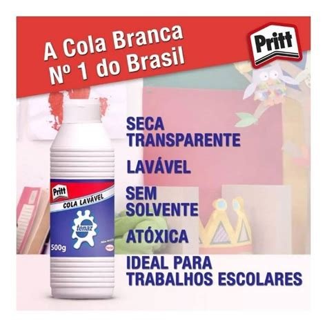 Cola Branca Tenaz 500g da marca Pritt