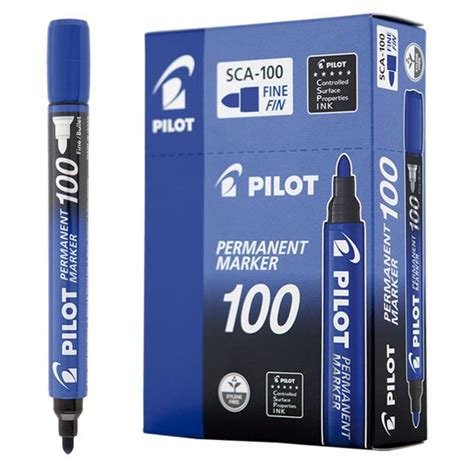 Marcador Permanente SCA-100 Caixa c/12 da marca Pilot