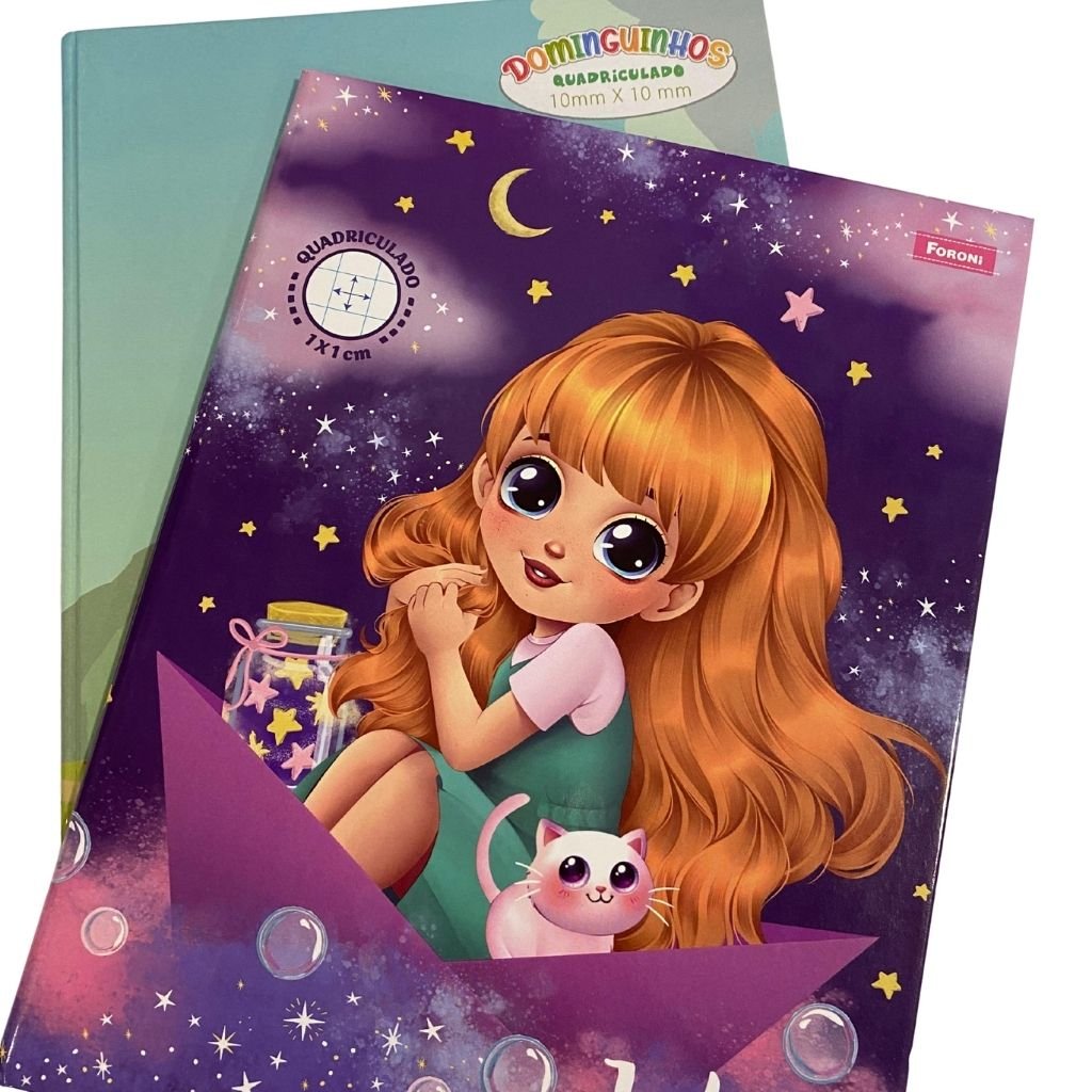 Caderno Quadriculado 10x10mm Foroni