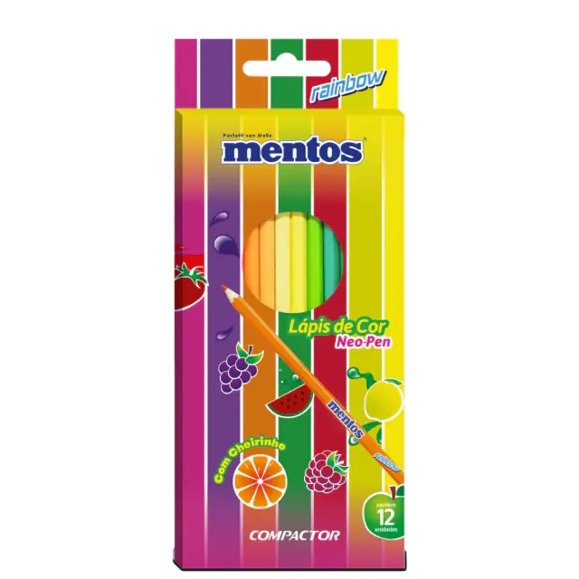 Lápis de Cor Pastel Mentos